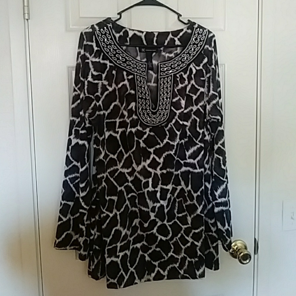 INC International Concepts Tunic Top
